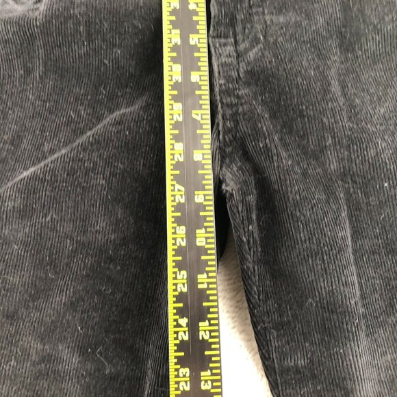 2 Steve & Barry's Classic Corduroy Womens Pants Size 10R Lot Of Two Black Flare - Picture 6 of 16